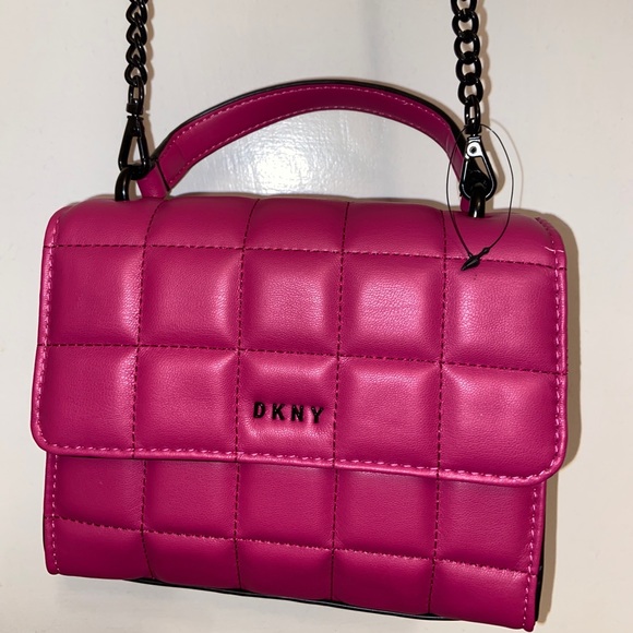 Dkny Bags Dkny Brand New Pink Quilted Queenie Top Handle Crossbody